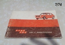 Fiat 127 Libretto Uso e Manutenzione ORIGINALE 1974