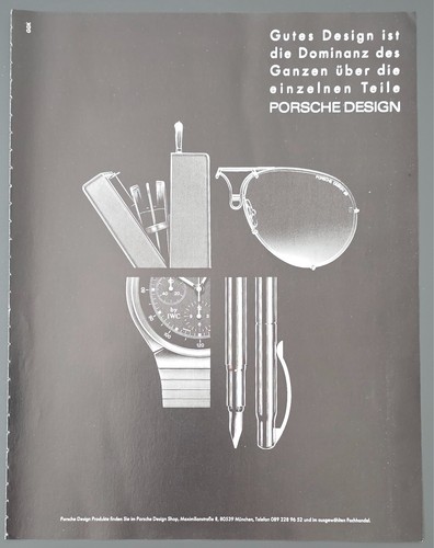 1993 print porsche design - print, ad