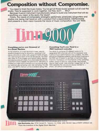 Pubblicità stampa 1985 - , di