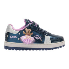 Scarpe sneakers Lelli Kelly bambina mille stelle lacci elastici tessuto blu LKA5