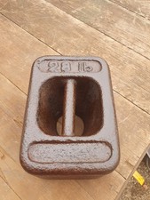 Antique Cast Iron 28lb Weight