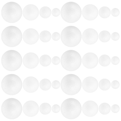 240 palline rotonde - , schiuma