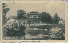 34054  CARTOLINA d'Epoca ASCOLI PICENO  - FERMO: VILLA CONTI VICINI 1917