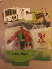 Personaggi Ben ten serie Omniverse Shocksquatch e four arms