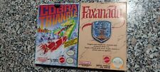 Lotto COBRA TRIANGLE & FAXANADU NINTENDO NES 8BIT, NO SNES N64 GAMECUBE WII WIIU