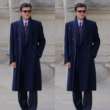 Cappotto lungo lana uomo pizzo