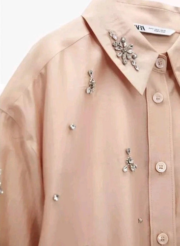 Camicia blusa zara rosa - blusa,