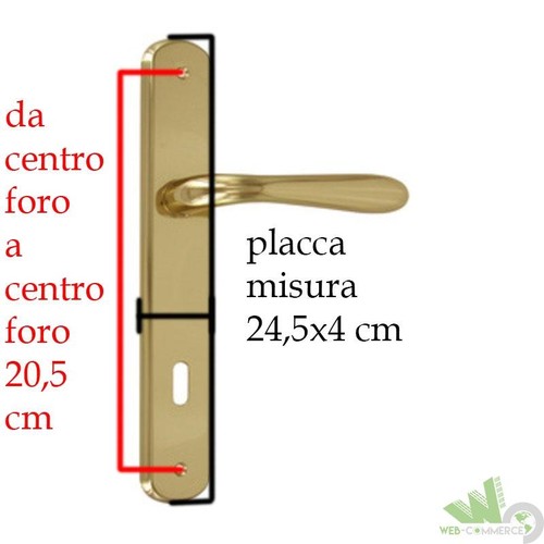 Coppia maniglia porta - maniglia,