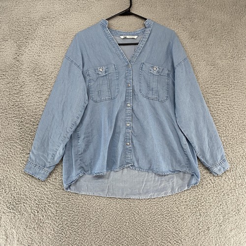 Zara chambray camicia donna - zara,