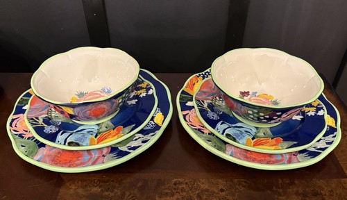 Set piatti donna vintage