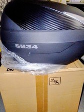 BAULETTO SHAD SH34 CARBON LOOK SCOOTER MOTO PIASTRA UNIVERSALE CASCO INTEGRALE