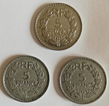 3 X 5 Francs LAVRILLIER 1933 1947 1949