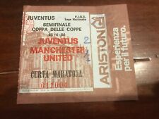 Juventus - Manchester UTD 83/84 coppa coppe biglietto ticket 