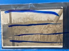 WW1 FOTO CARTOLINA DI GRUPPO