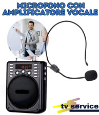 Amplificatore Vocale Portatile ricaricabile con Microfono  per Conferenze
