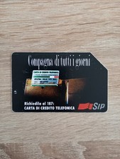 Scheda Carta Telefonica Rara