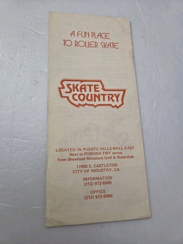 Brochure vintage skate country - vintage,