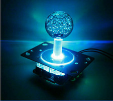 Joystick Arcade Illuminato a LED Colorato 4-8 Vie per Macchina Jamma Cabina Mame