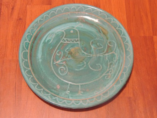 Piatto sardo terraccotta - piatto, in