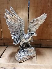 Scultura aquila d'argento con certificato 