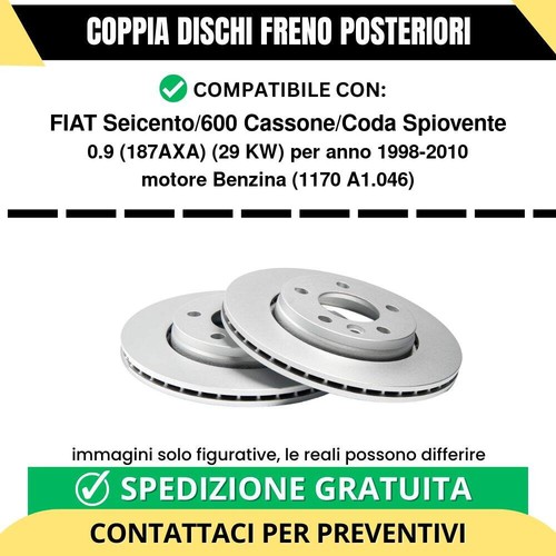 Coppia dischi freno - freno, posteriori