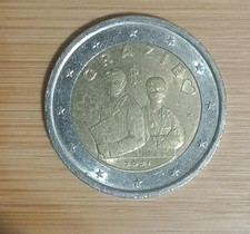 Moneta euro rara - da, 2