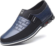 Elegante Scarpe per Uniforme Uomo Basse Mocassini Stringate Eleganti Oxford Casu