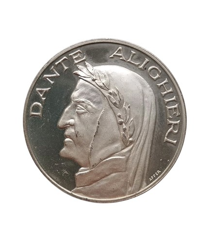 Medaglia dante alighieri - medaglia,