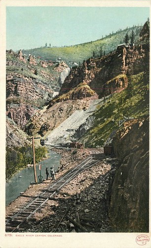 Cartolina colorado eagle river - colorado,