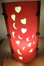 Lampada da tavolo vintage rossa e blu Slamp Ovalina design Samuel Parker...