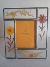 Portafoto Con Fiori In Metallo