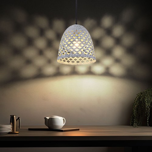 Lampada sospensione grigio - a,