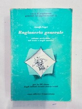 Raro Libro di Testo d'Epoca: Ragioneria Generale (Vol. I) Astolfi-Negri