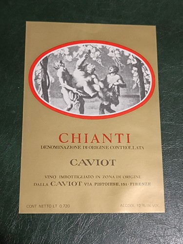 Etichetta vino chianti - chianti,
