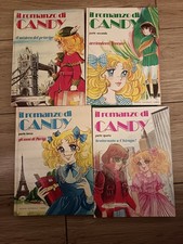 CANDY CANDY Romanzo Fabbri 1-4/5 RARI 1981-84 Ottimo Stato Mariano De Angelis