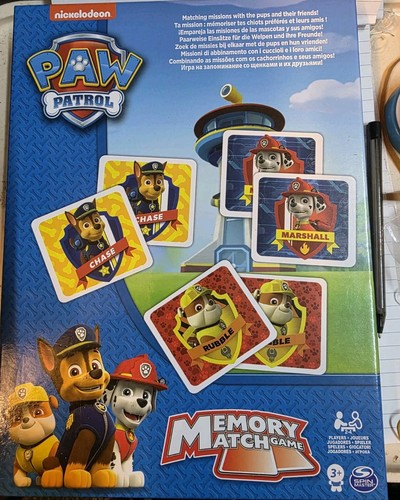 Nickelodeon paw patrol memory - paw,