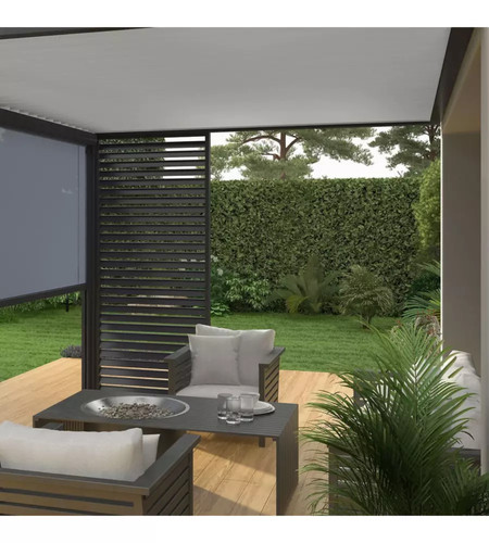 Pergola bioclimatica addossata - pergola,