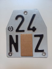 VECCHIA TARGA MOTORINO