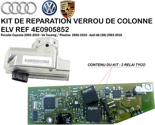 Kit reparation verrou - kit, de