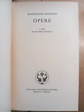Alessandro Manzoni - OPERE - Ricciardi 1958 La Letteratura Italiana 53