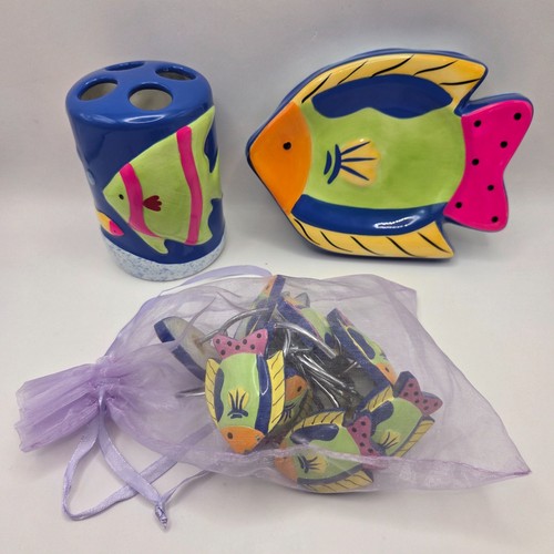 Set bagno design ocean - fish,