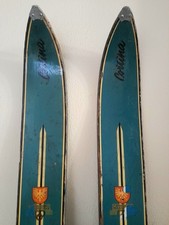 Sci Legno "Cortina" 190 cm Mod. PERSICO - HANDMADE - Anni ' 50.Vintage & Rari