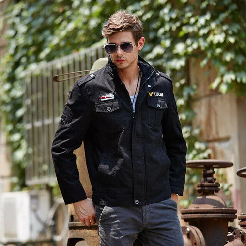 Giacca uomo slim nera - giacca,