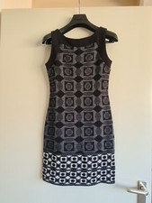 Abito midi donna Talco Italy con cardigan abbinato dalle forme geometriche Ta...