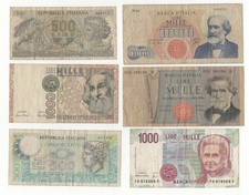 LOTTO X6 X4 1000 LIRE VERDI