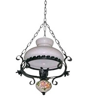 Lampadario In Ferro Battuto