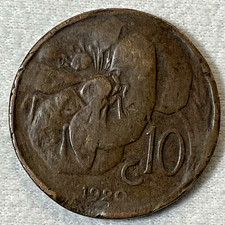 1920 10 Centesimi Vittorio