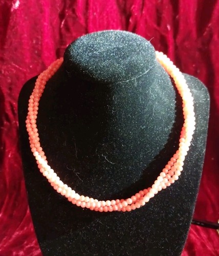 Collana fili corallo - 3,