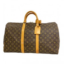Louis Vuitton Monogram Keepall 50 Boston Borsa M41426 Marrone Uomo e... GZl1dif9