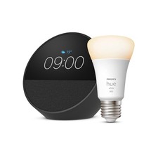 Echo Spot Nero Philips Hue